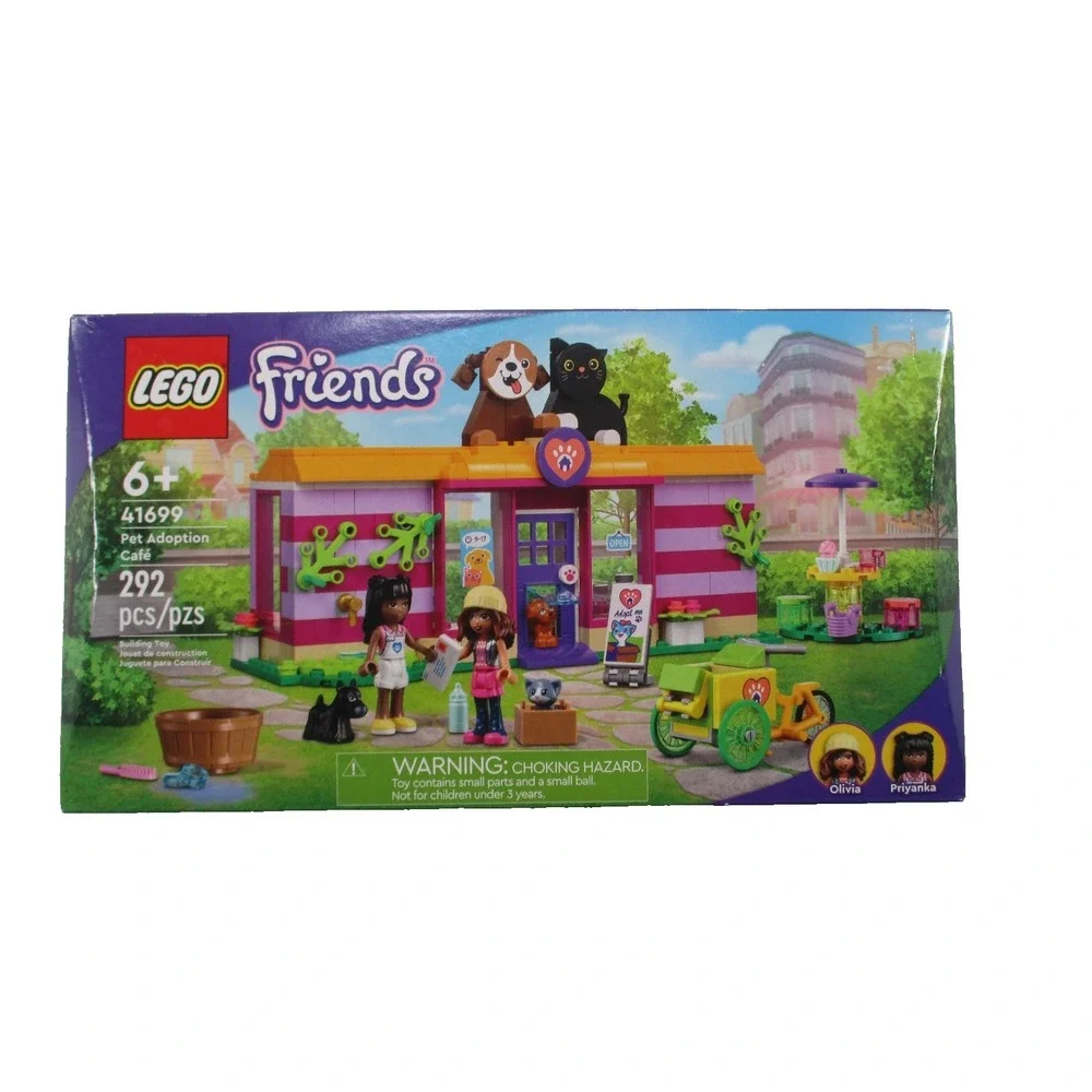 LEGO Friends Pet Adoption Café 41699 – Brand New Sealed – Retired Set